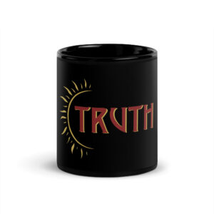 Truth Black Glossy Mug